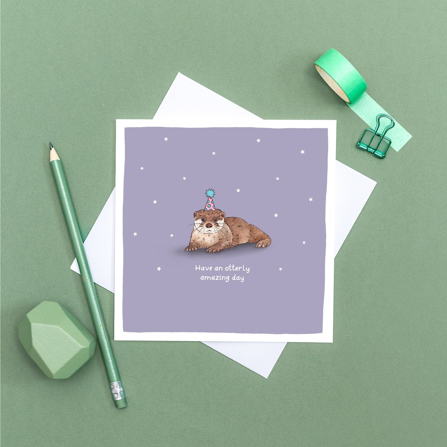 Have an Otterly Amazing Day Birthday Card