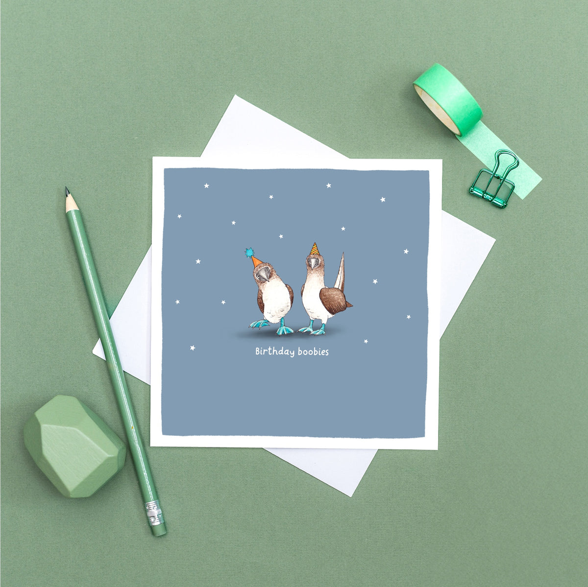 Birthday boobies card