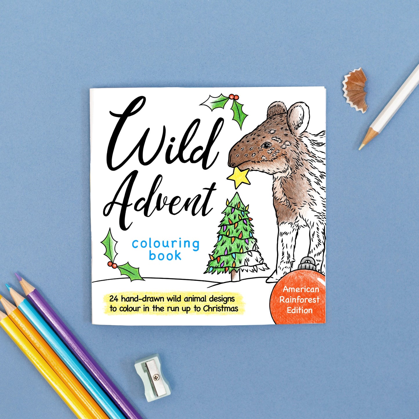 Wild Advent Colouring Book - Rainforest Edition