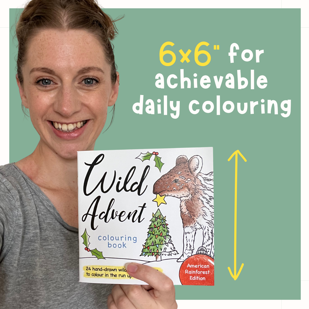 Wild Advent Colouring Book - British Wildlife Edition