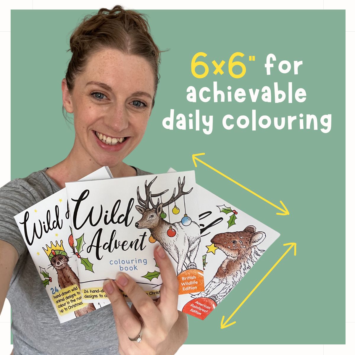 Wild Advent Colouring Book - Global Edition