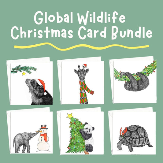 Global Wildlife Christmas Card Bundle