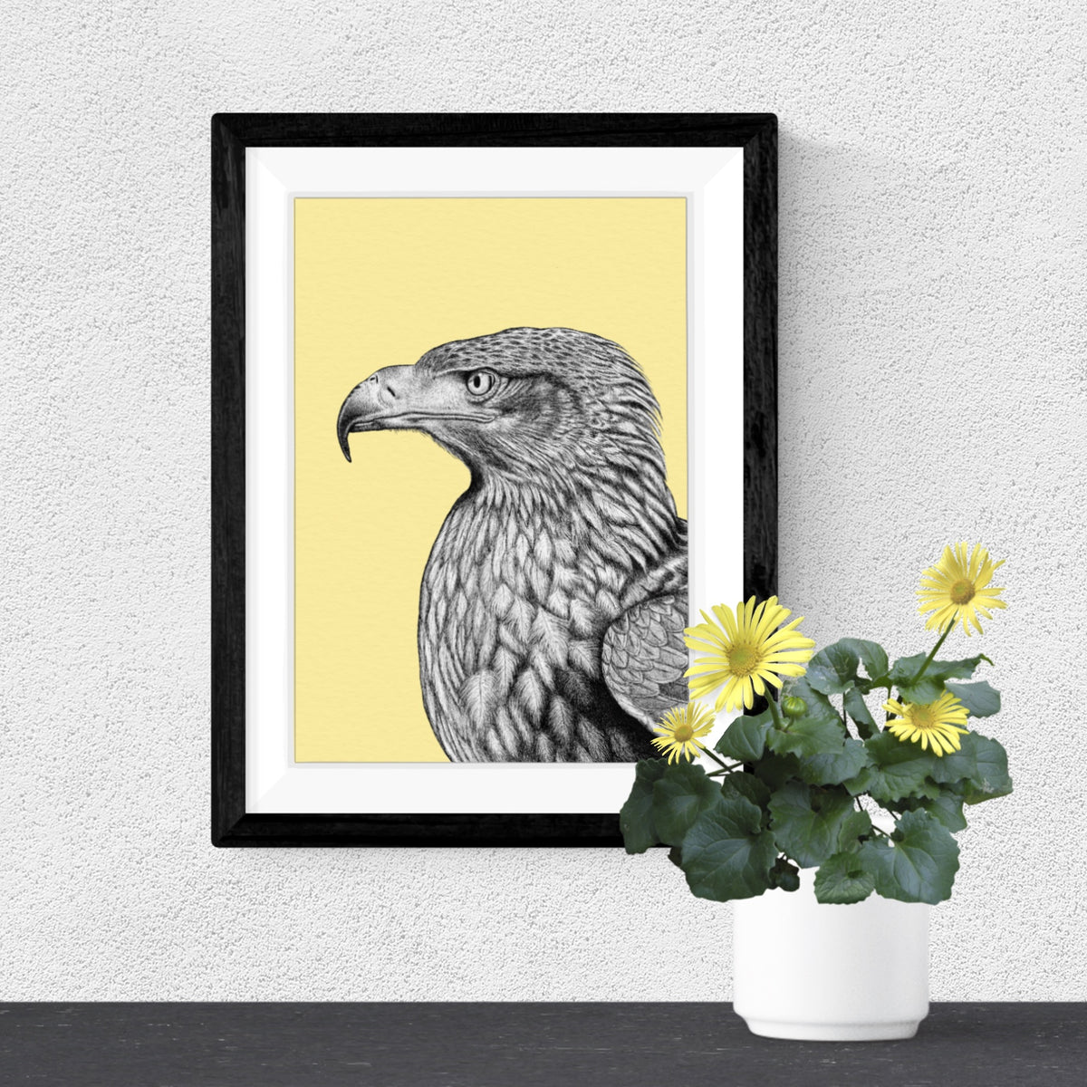 Steppe eagle art print