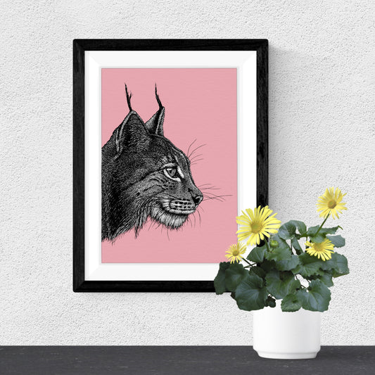 Lynx art print