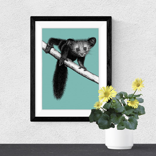 Aye aye art print