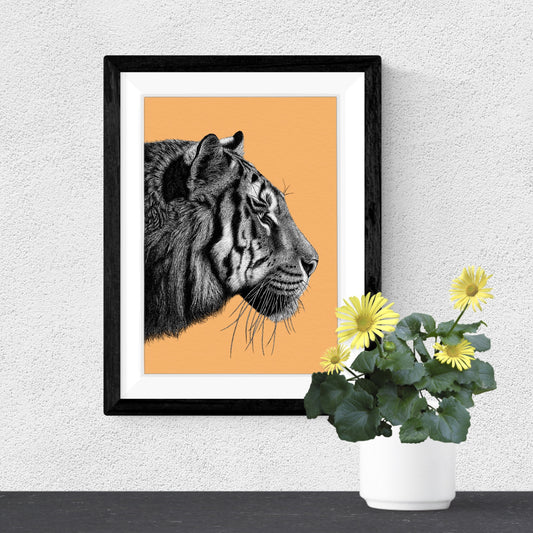 Tiger art print