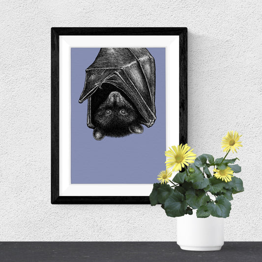 Livingstone's fruit bat art print
