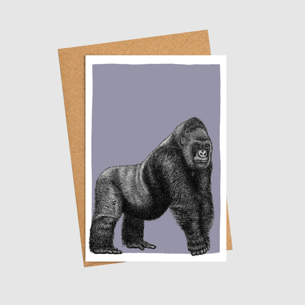 Gorilla note card
