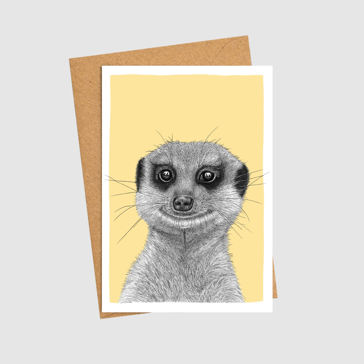 Meerkat note card