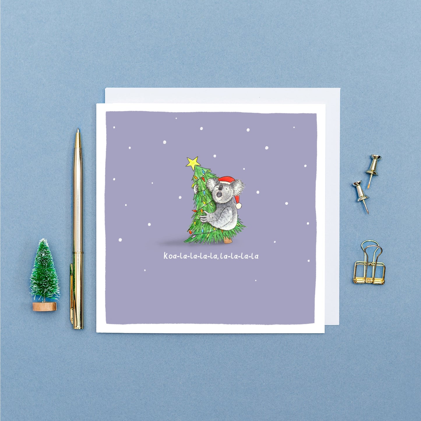 Koa-la-la-la-la, la-la-la-la Christmas Pun Card