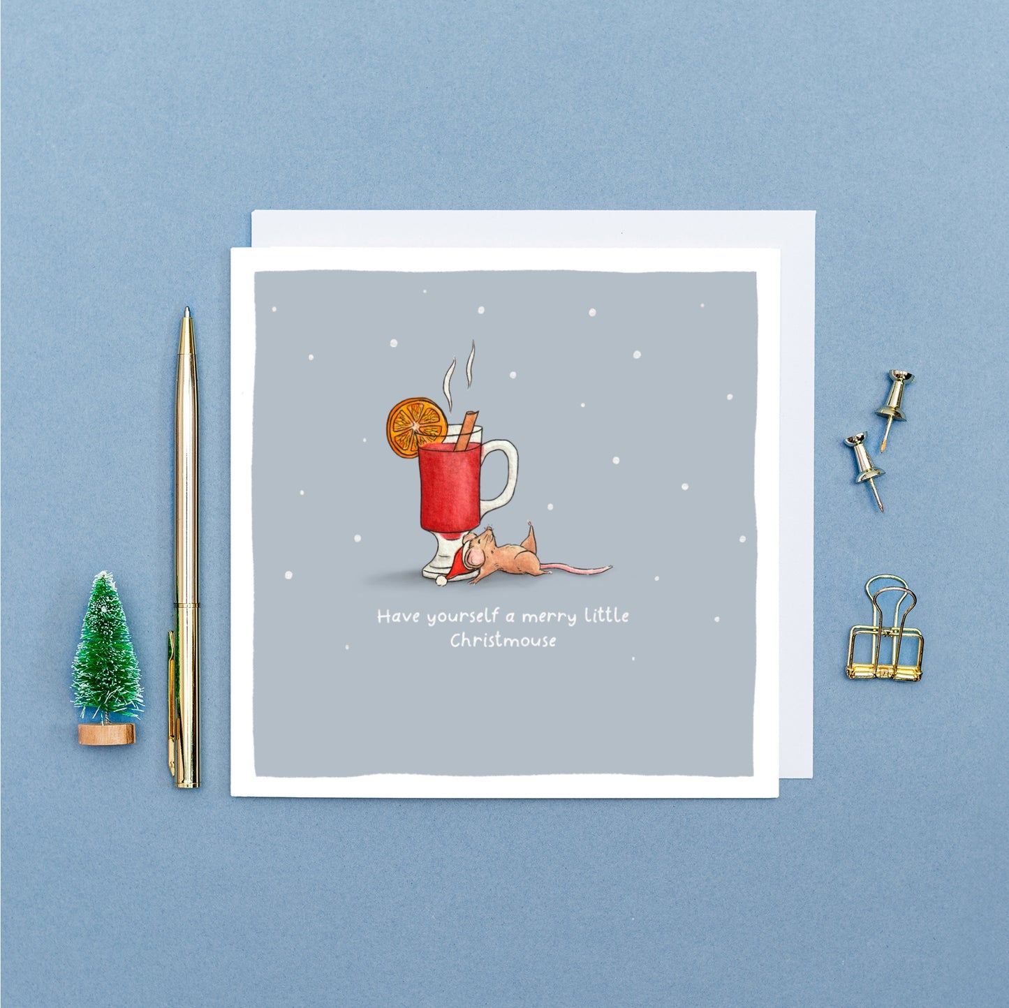 Have Yourself a Merry Little Christmouse Pun Card
