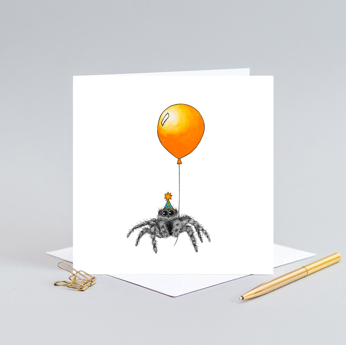 Spider birthday card