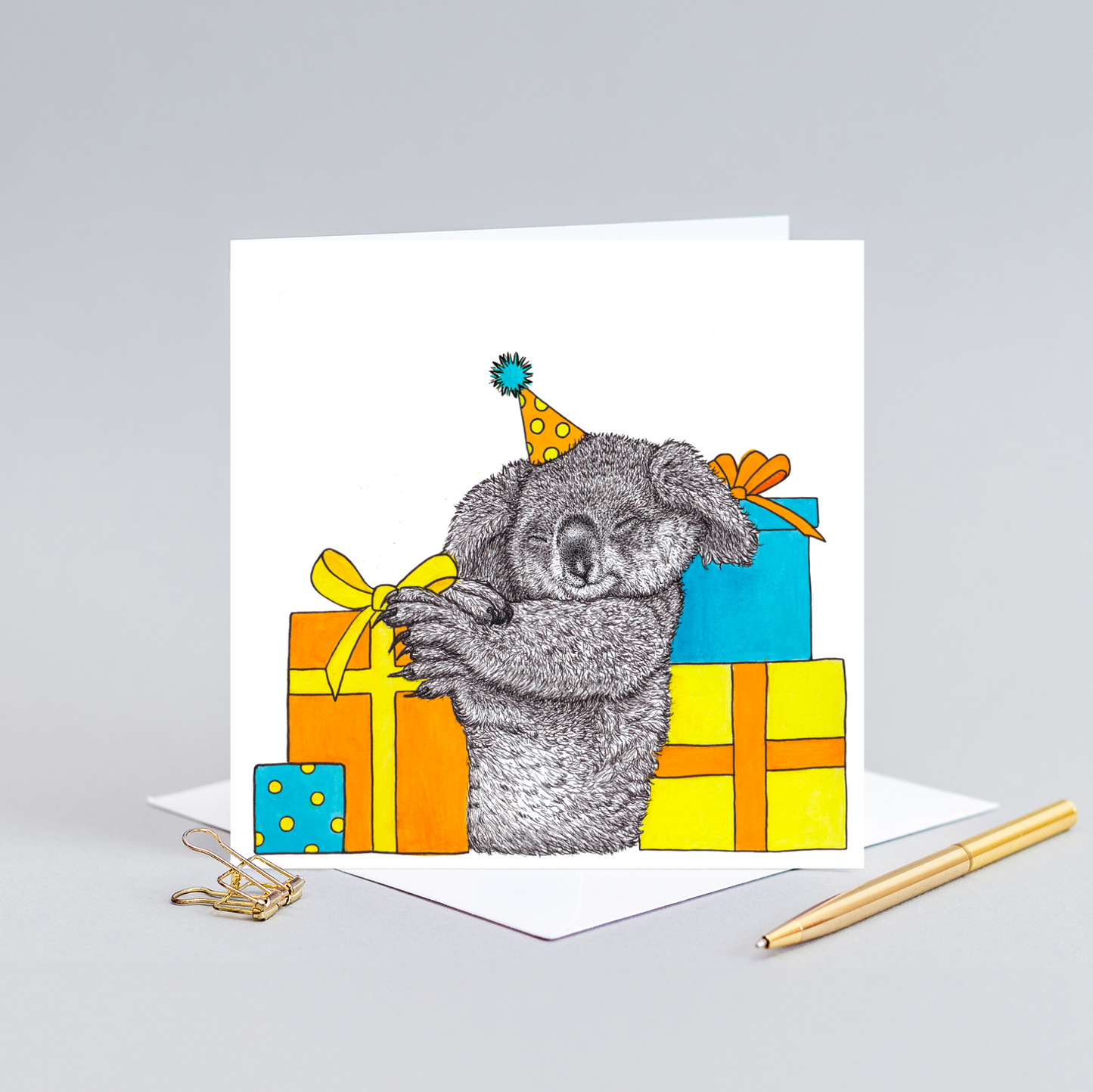 Koala Birthday card