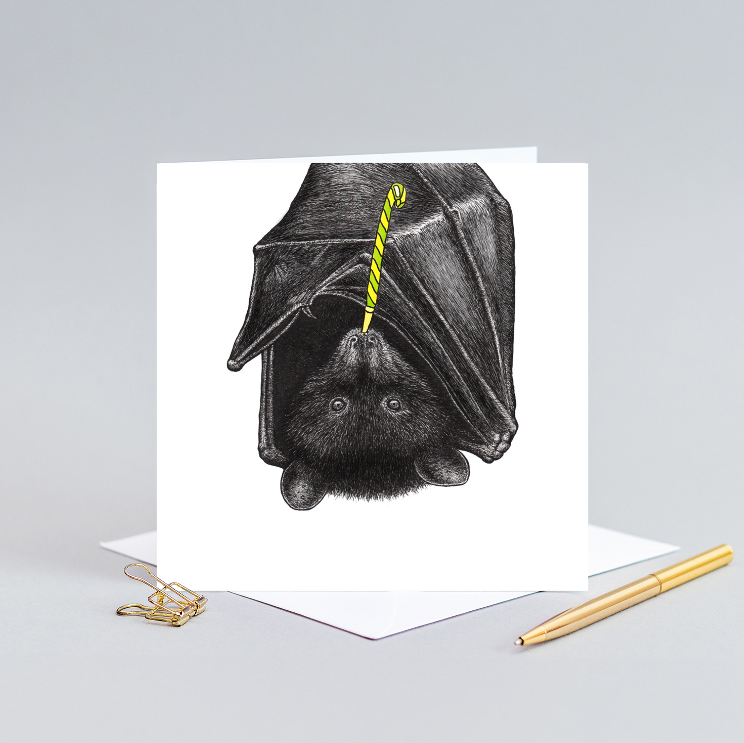 Party bat card