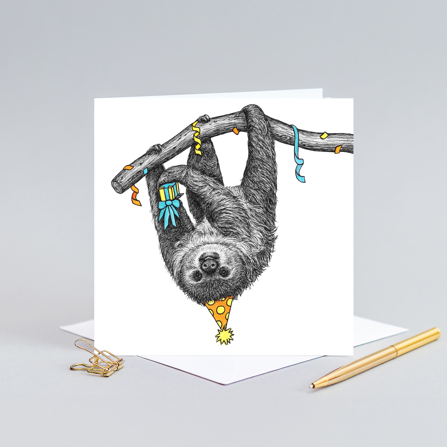 Party sloth card