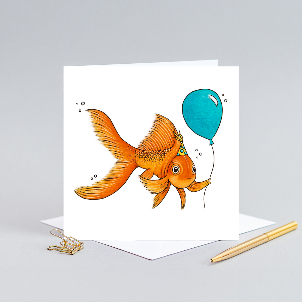 Goldfish birthday card