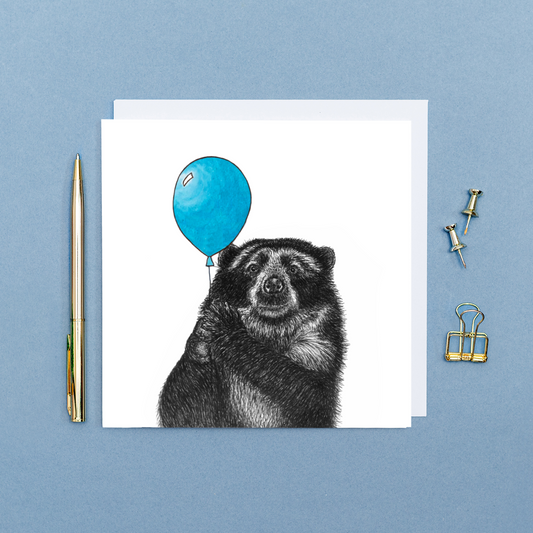 Bear birthday card