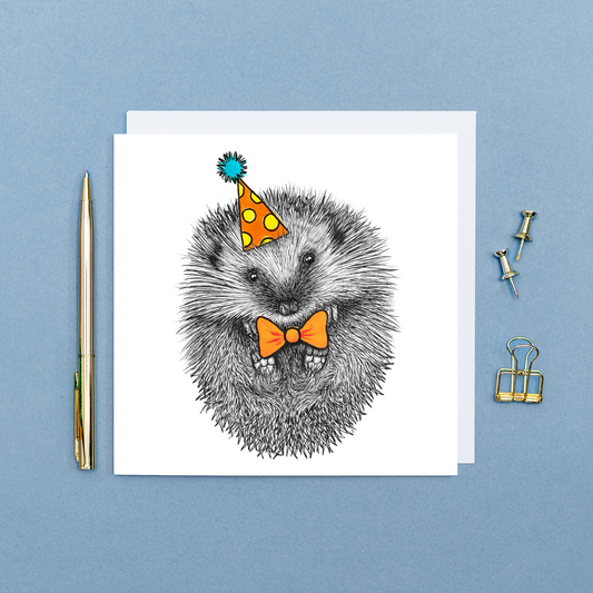 Hedgehog Birthday card