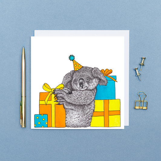 Koala Birthday card