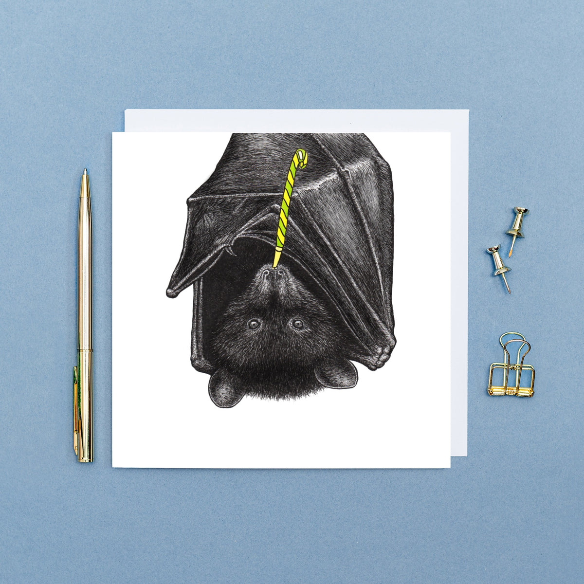 Party bat card