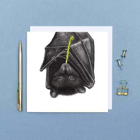 Party bat card