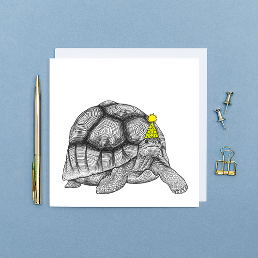 Party tortoise card
