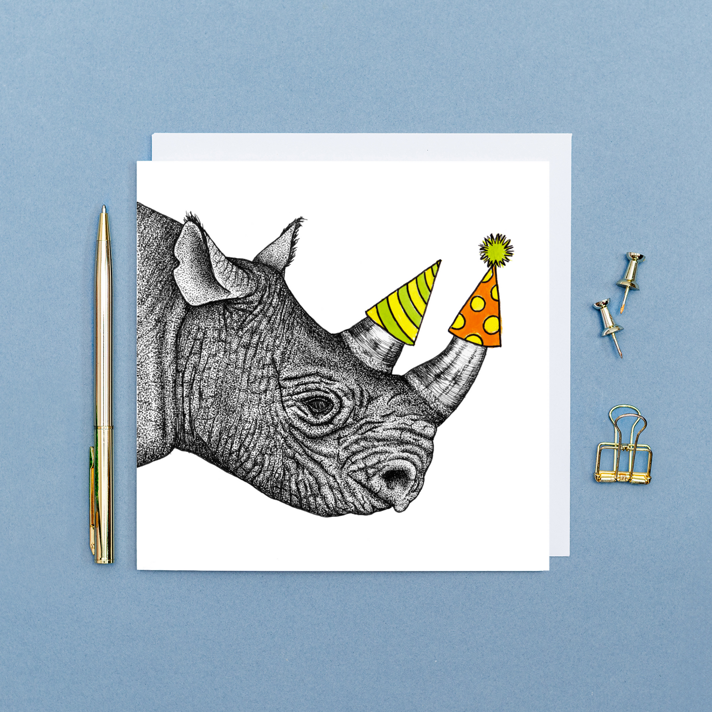 Rhino Birthday card