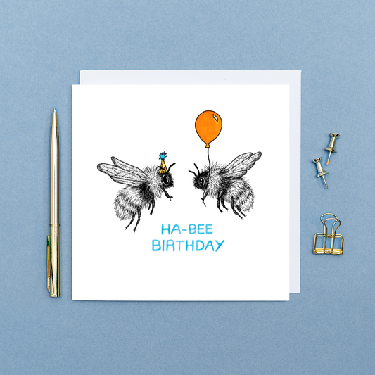 Ha-bee Birthday card
