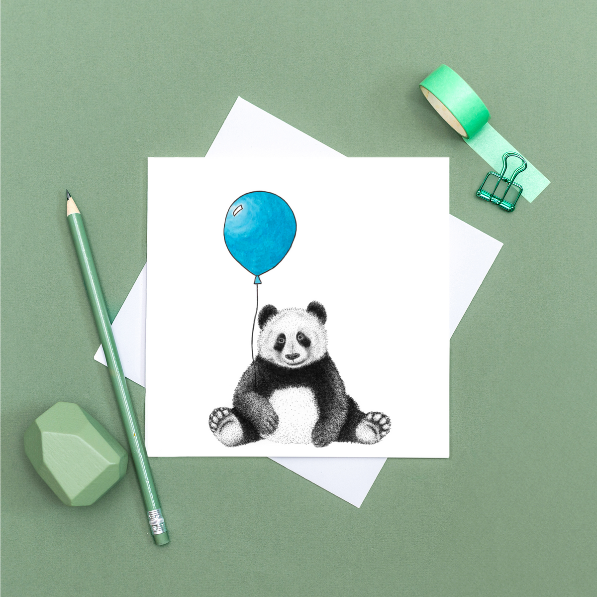 Panda Birthday card