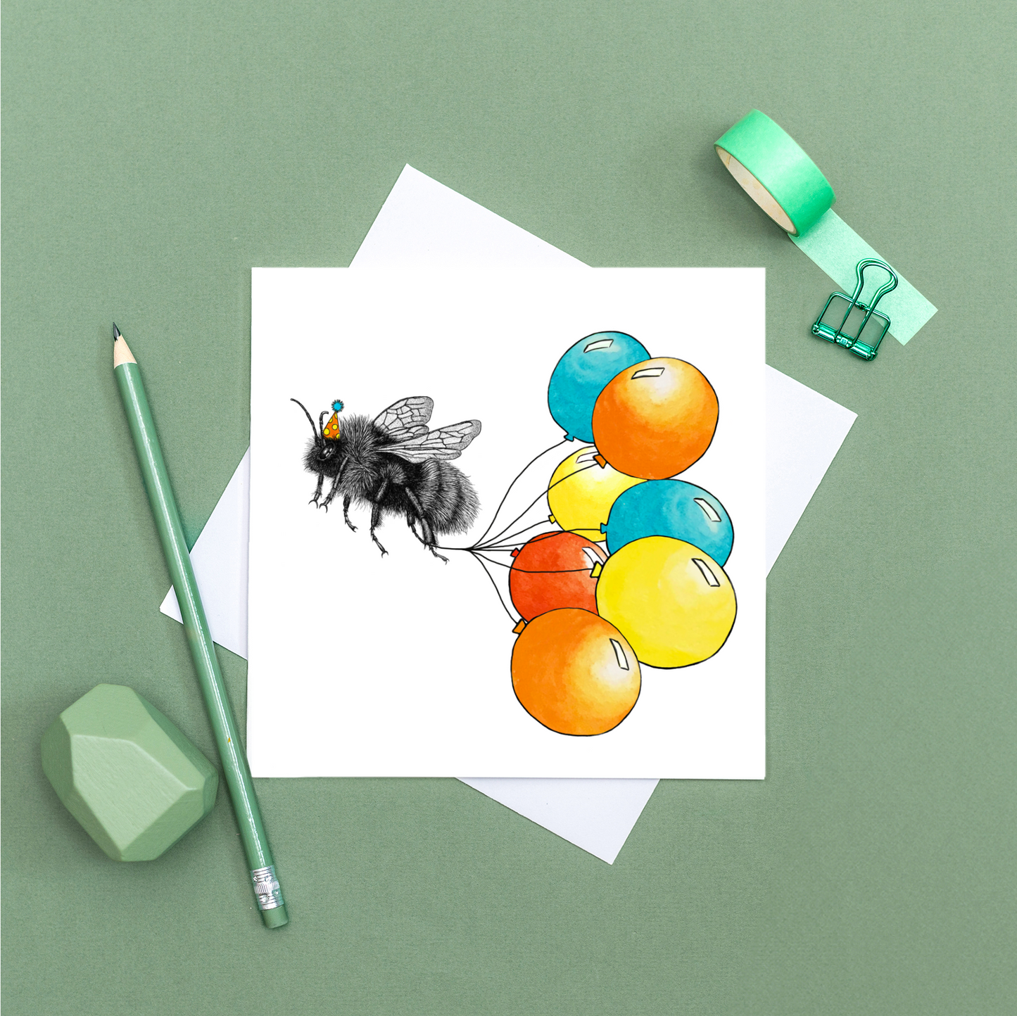 Bumblebee Birthday card