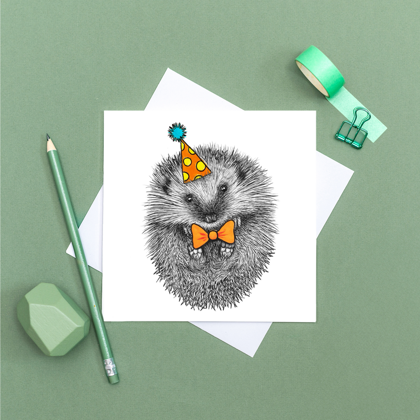 Hedgehog Birthday card