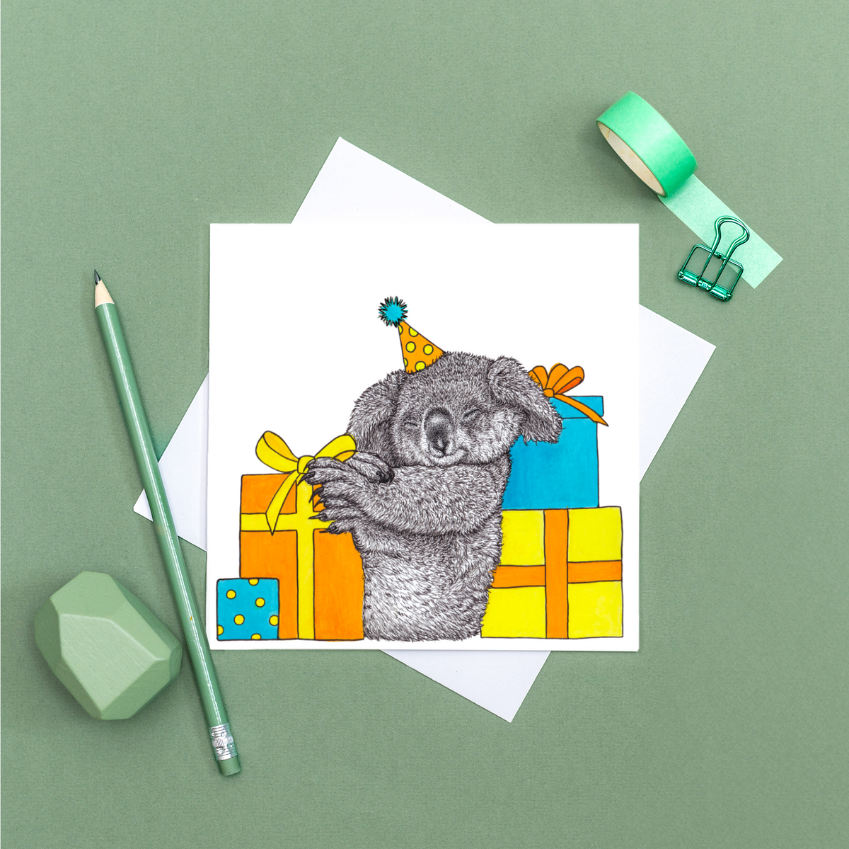 Koala Birthday card
