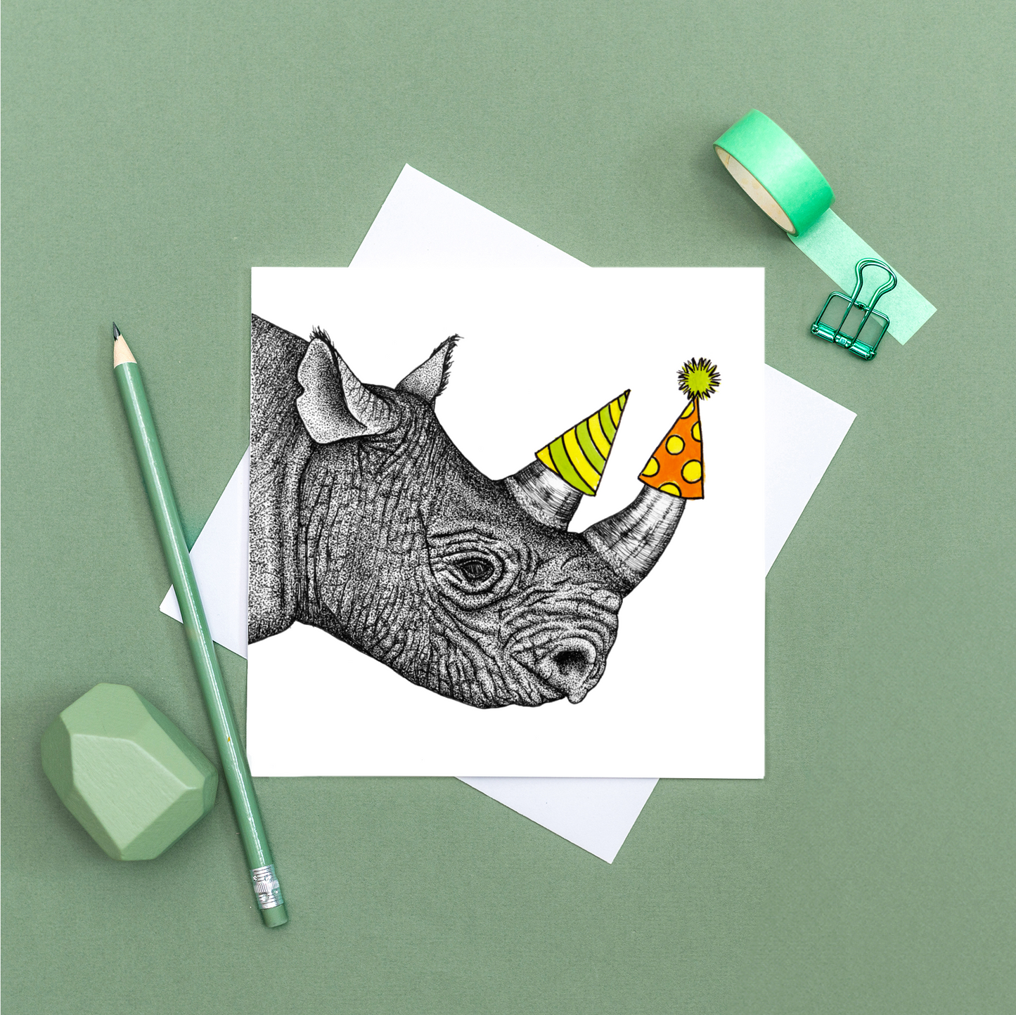 Rhino Birthday card