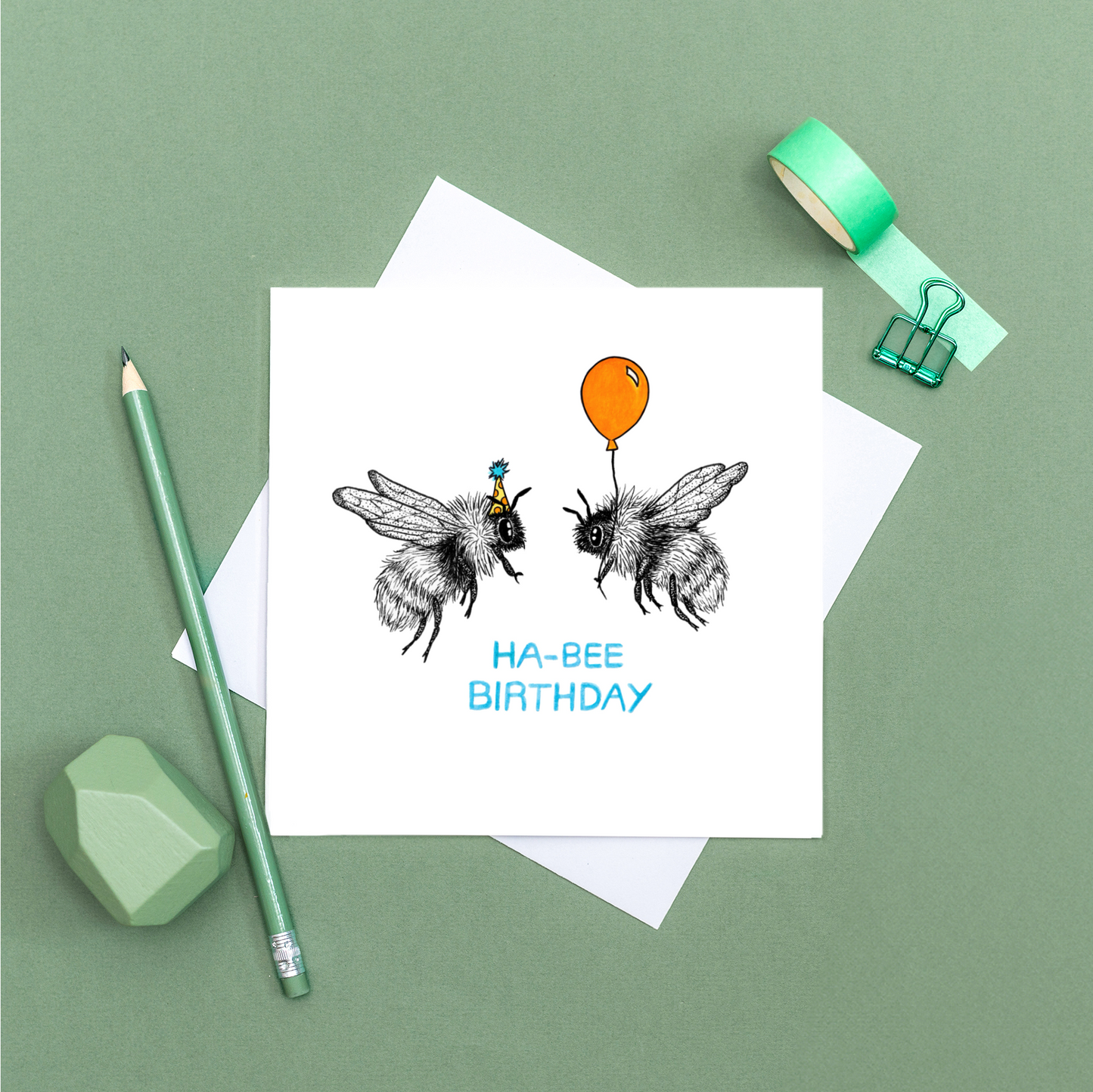 Ha-bee Birthday card