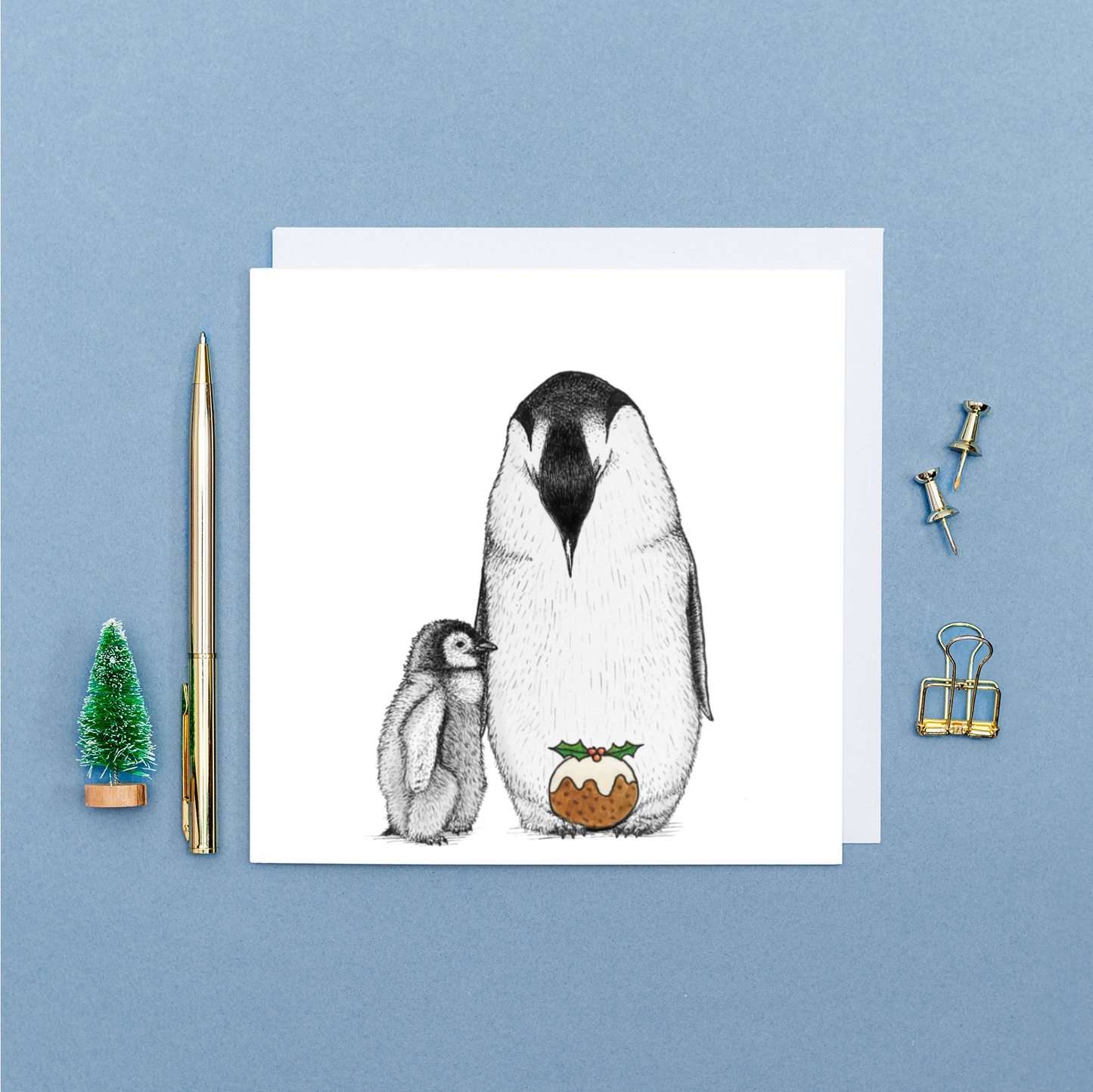 Penguin Christmas card