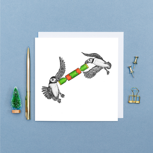 Puffin Christmas card