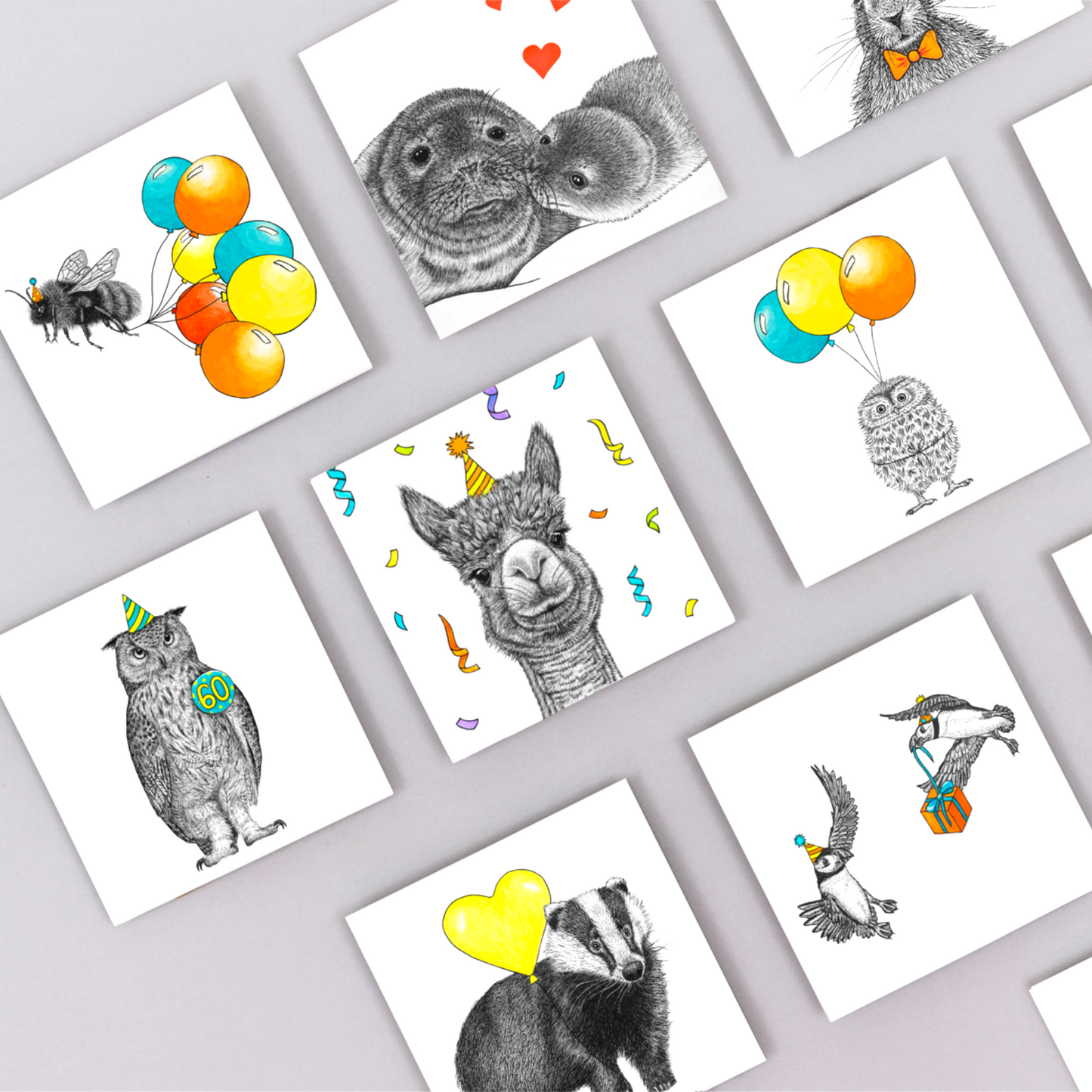 60th Birthday owl card