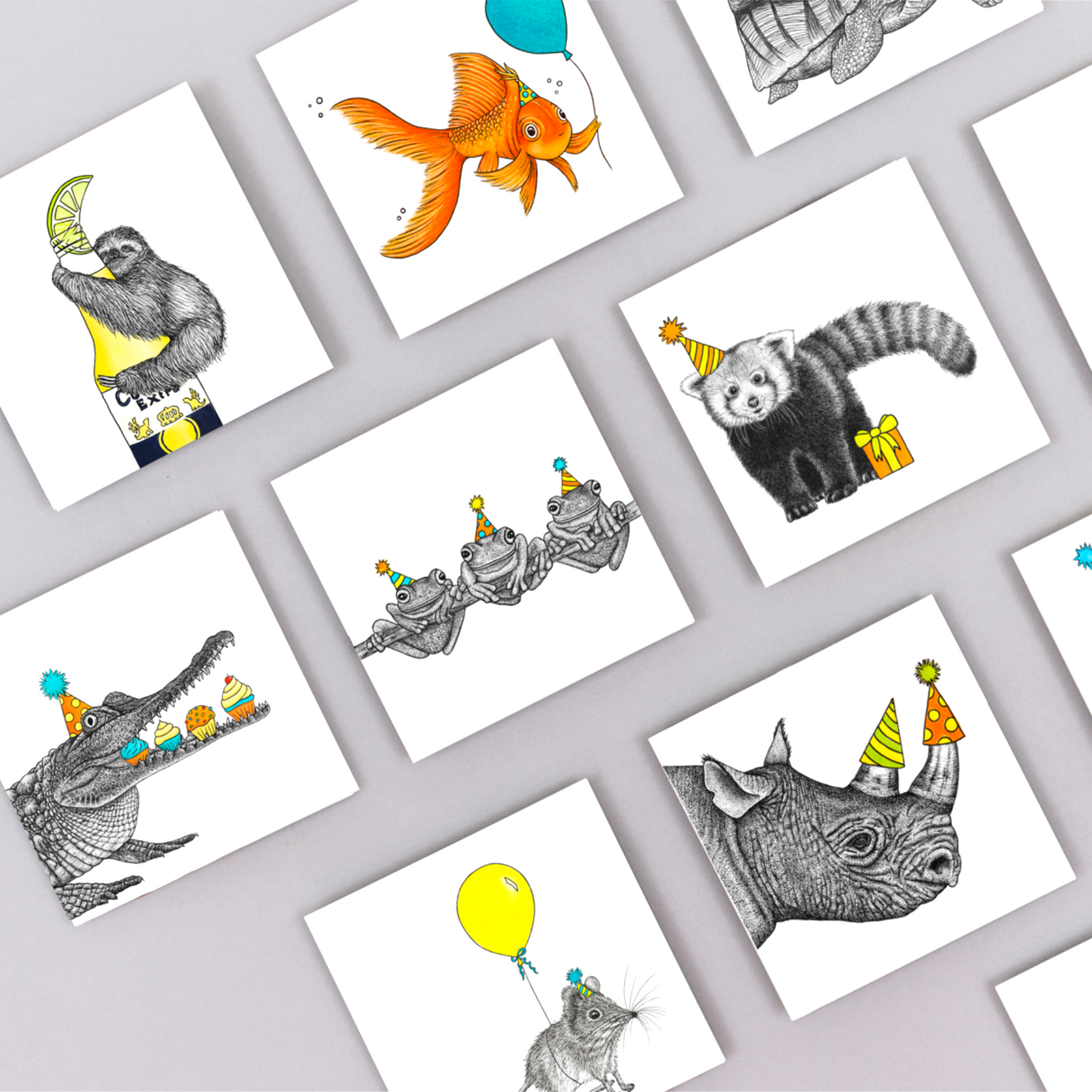 Crocodile birthday card