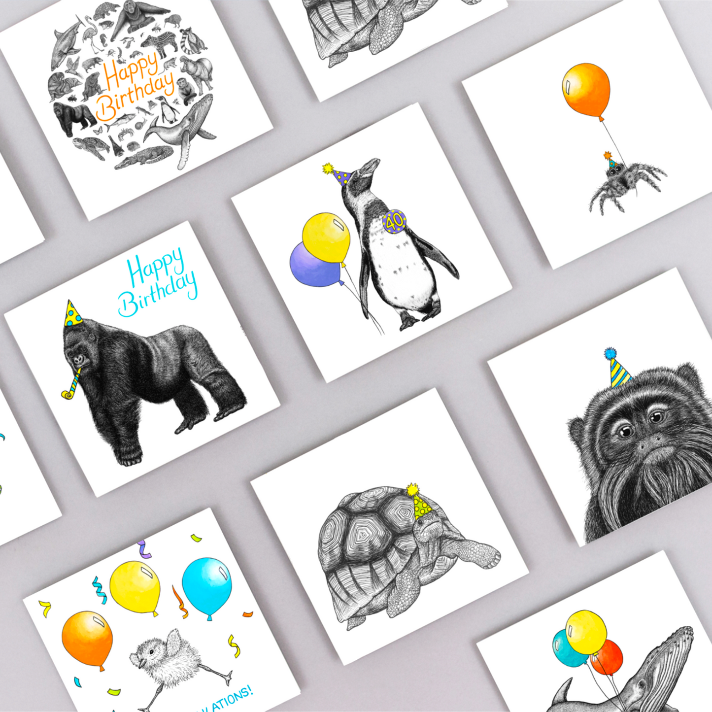 Penguin 40th birthday card