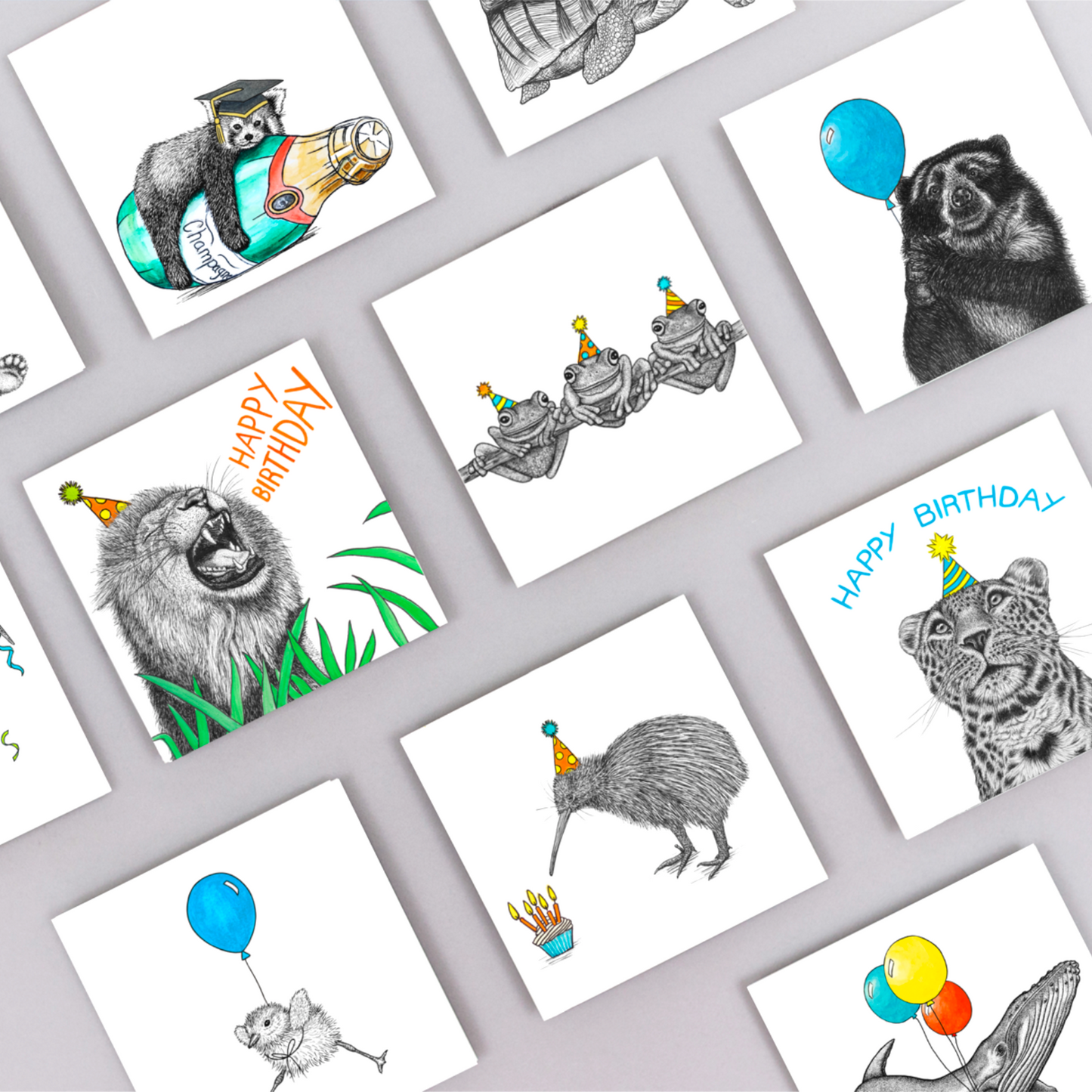 Leopard Birthday card