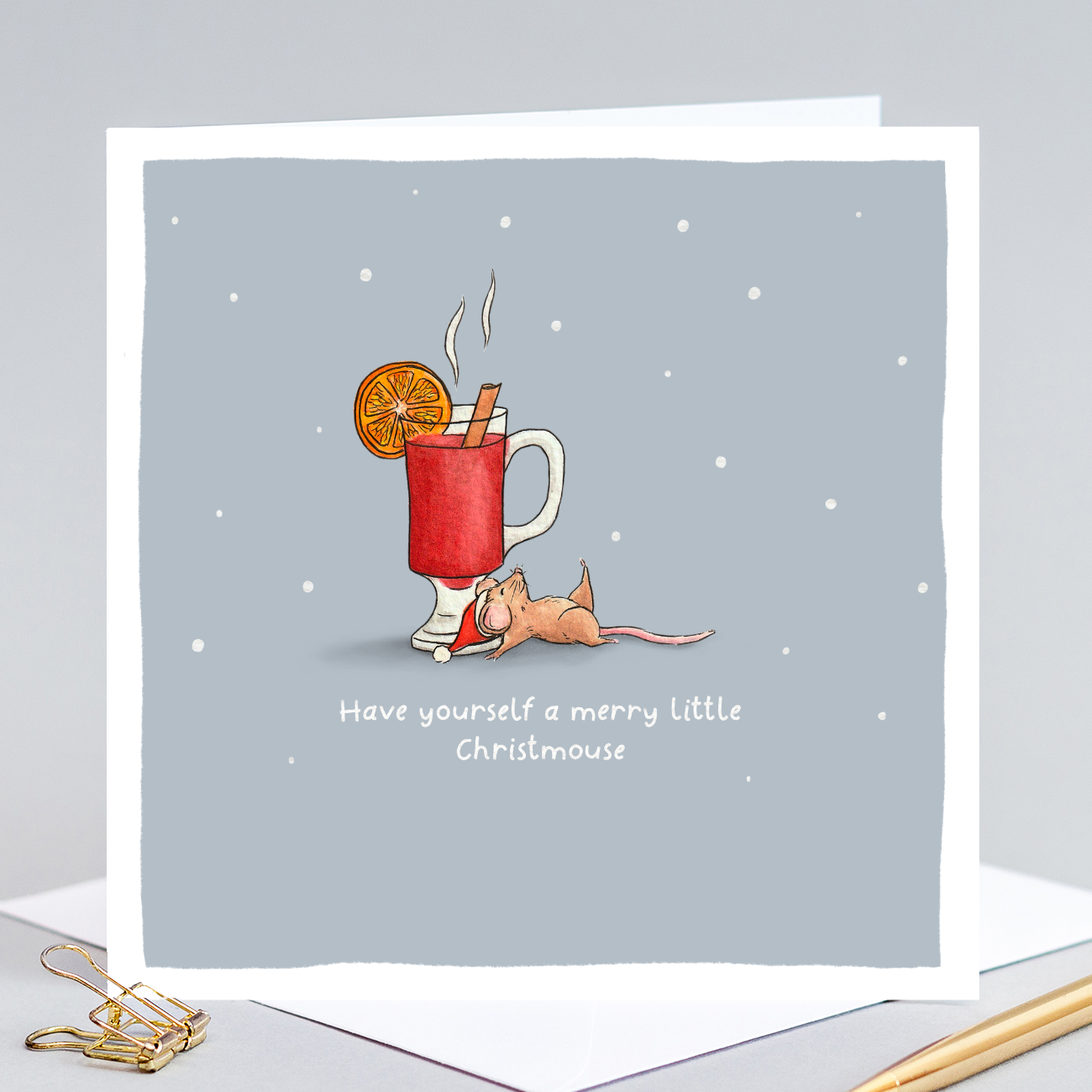 Have Yourself a Merry Little Christmouse Pun Card