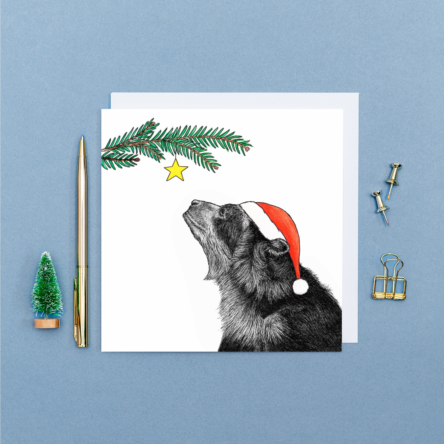 Andean bear Christmas card