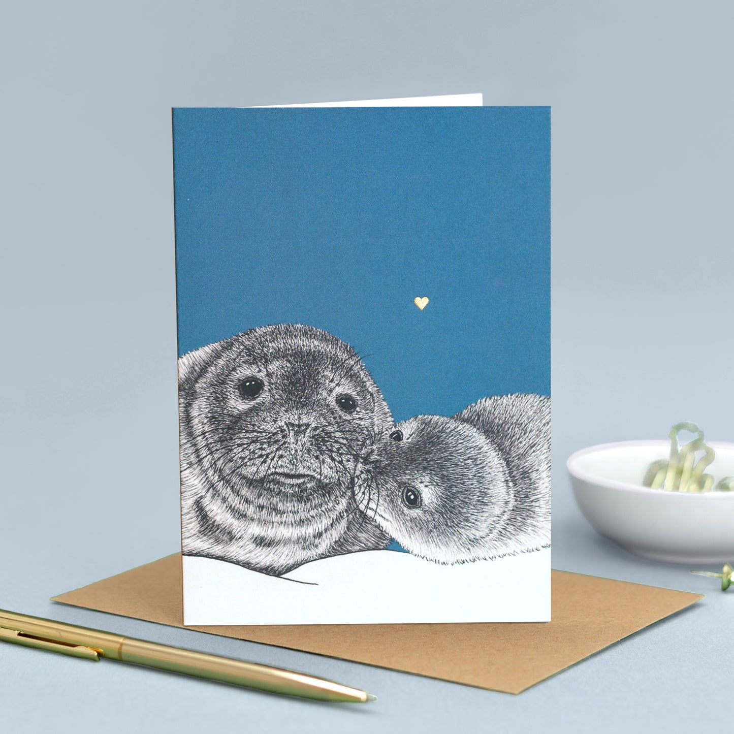 Luxury seals love card