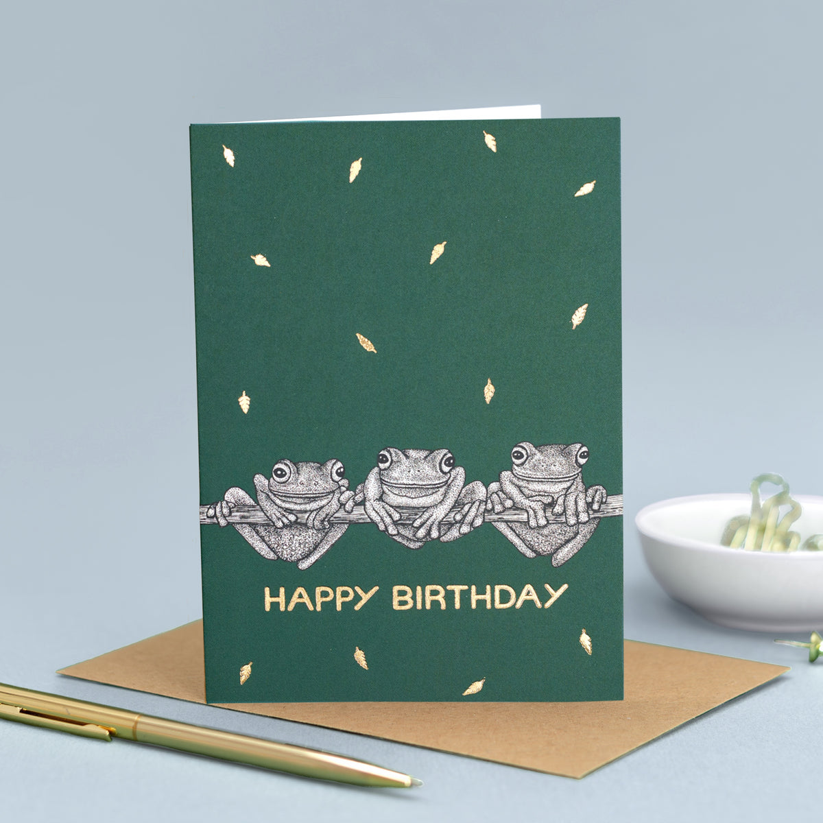 Luxury frog card