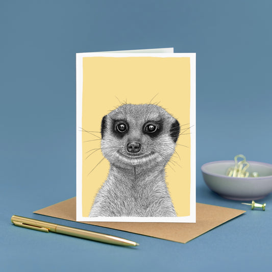 Meerkat note card