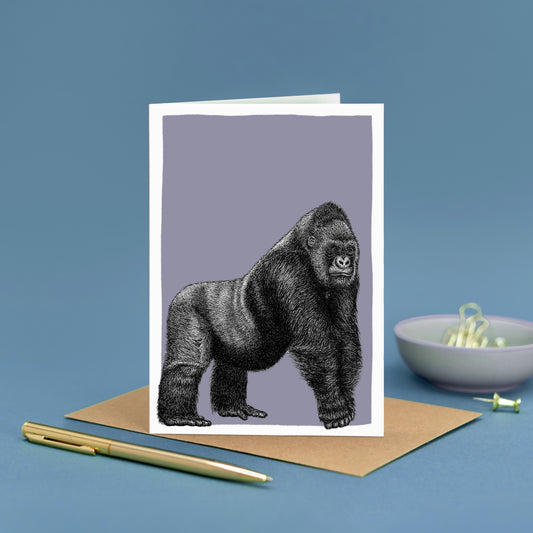 Gorilla note card