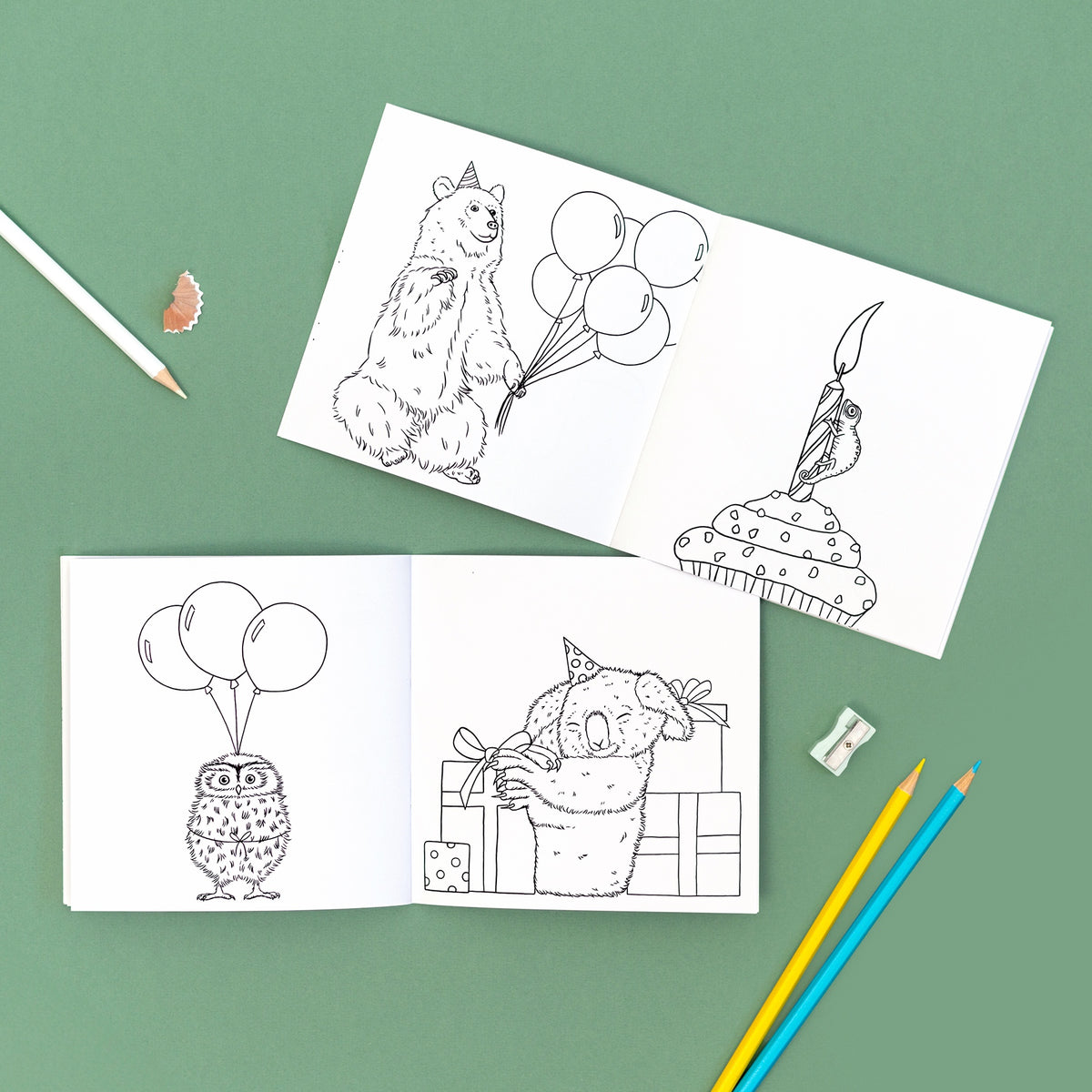 Party Animals Colouring Book