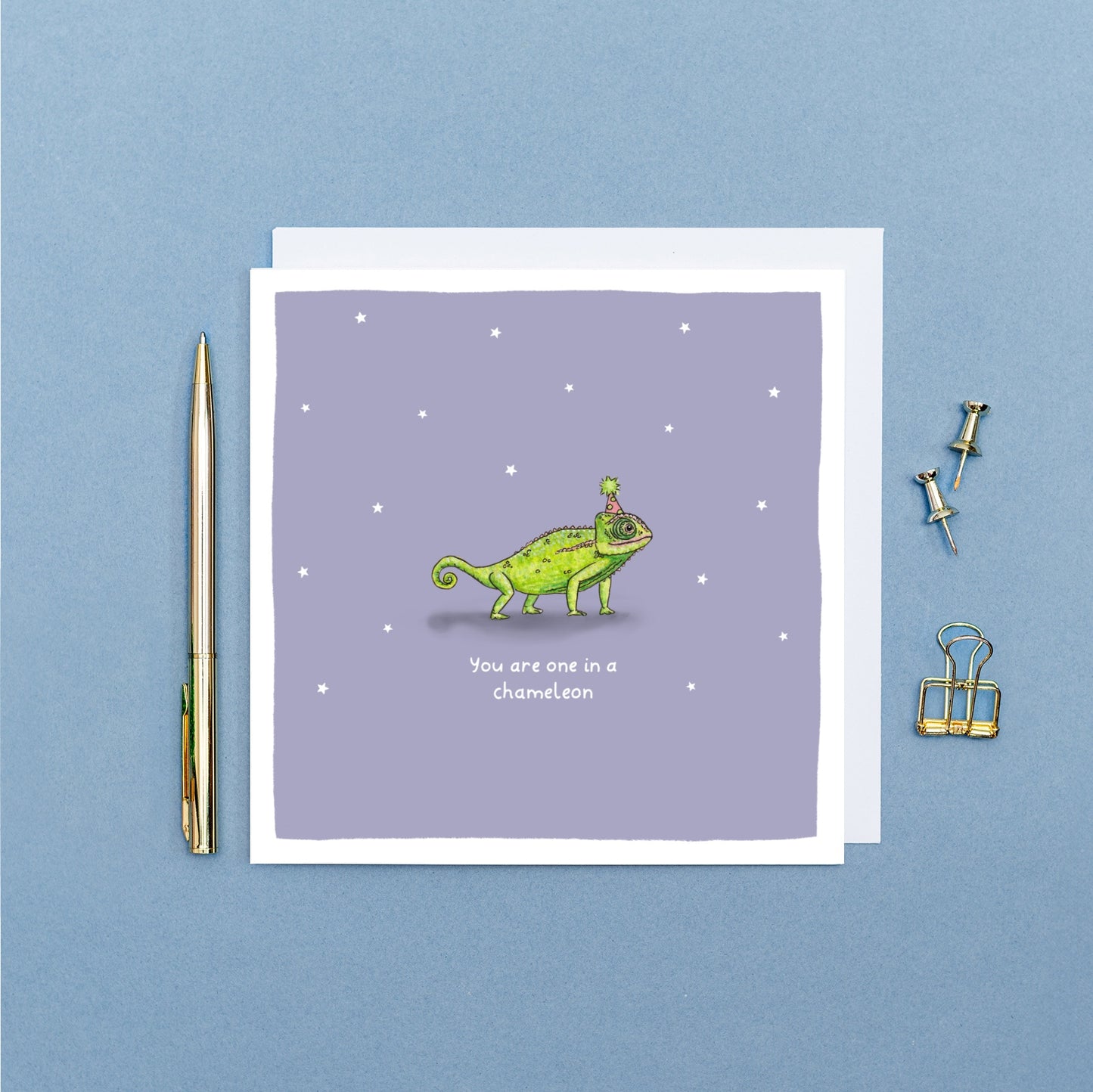 You are One in a Chameleon Birthday Card