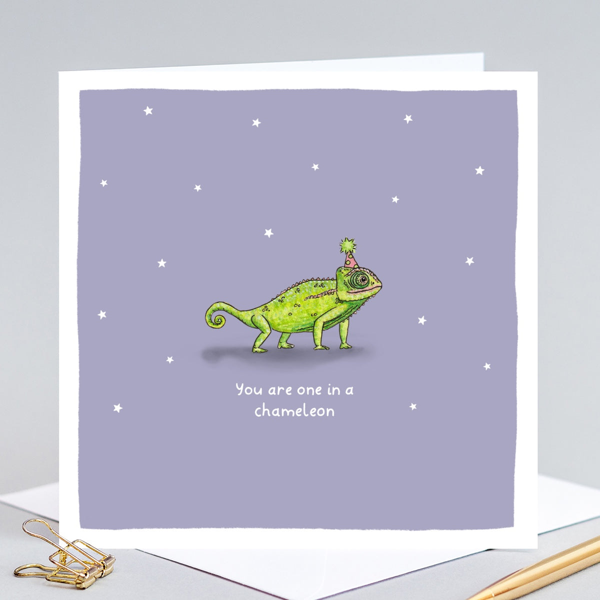 You are One in a Chameleon Birthday Card