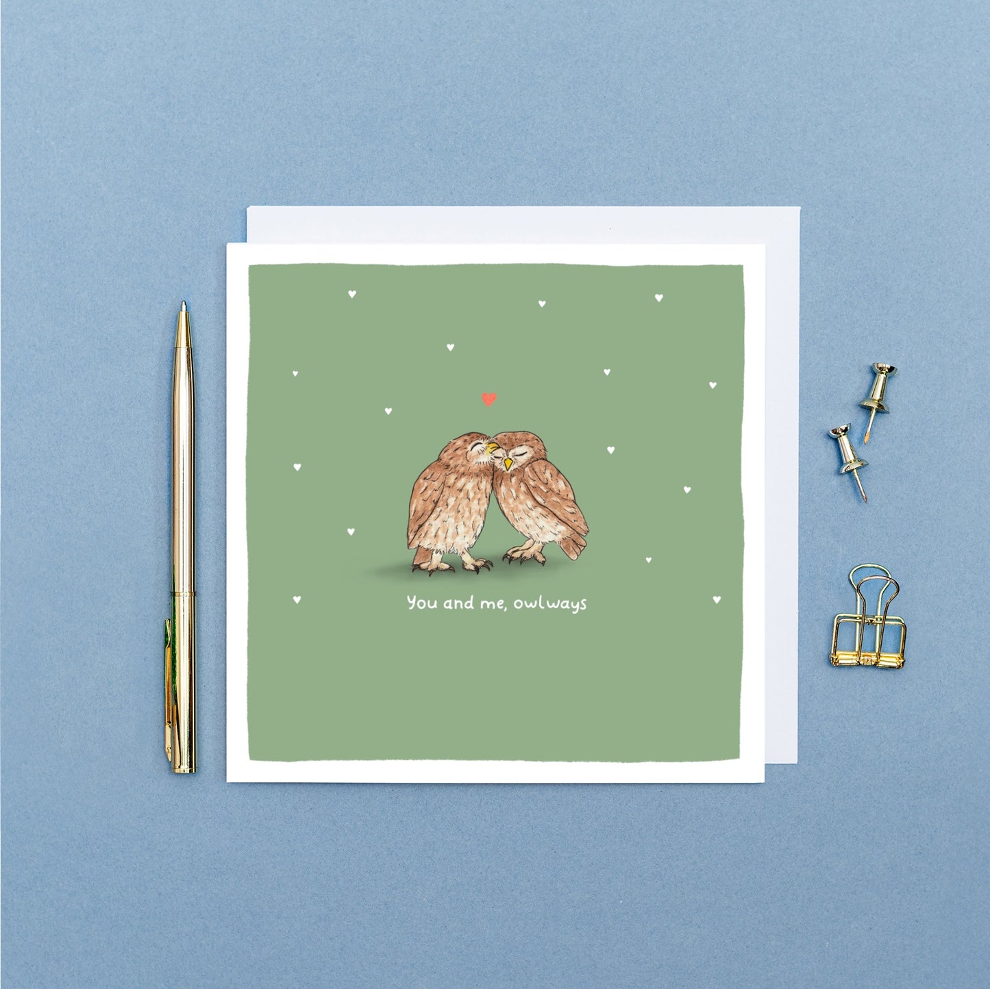 You and me, owlways Valentine's Card